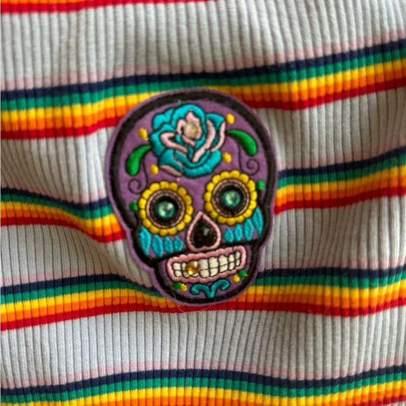 Skull Pride T with Rhinestone detail SPF 30 For Pup or Person - Picture 3 of 6